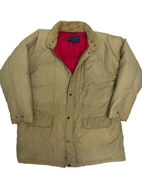 RARE ABERCROMBIE & FITCH COUNTRY CLOTHES Down Parka Coat VINTAGE Jacket Large